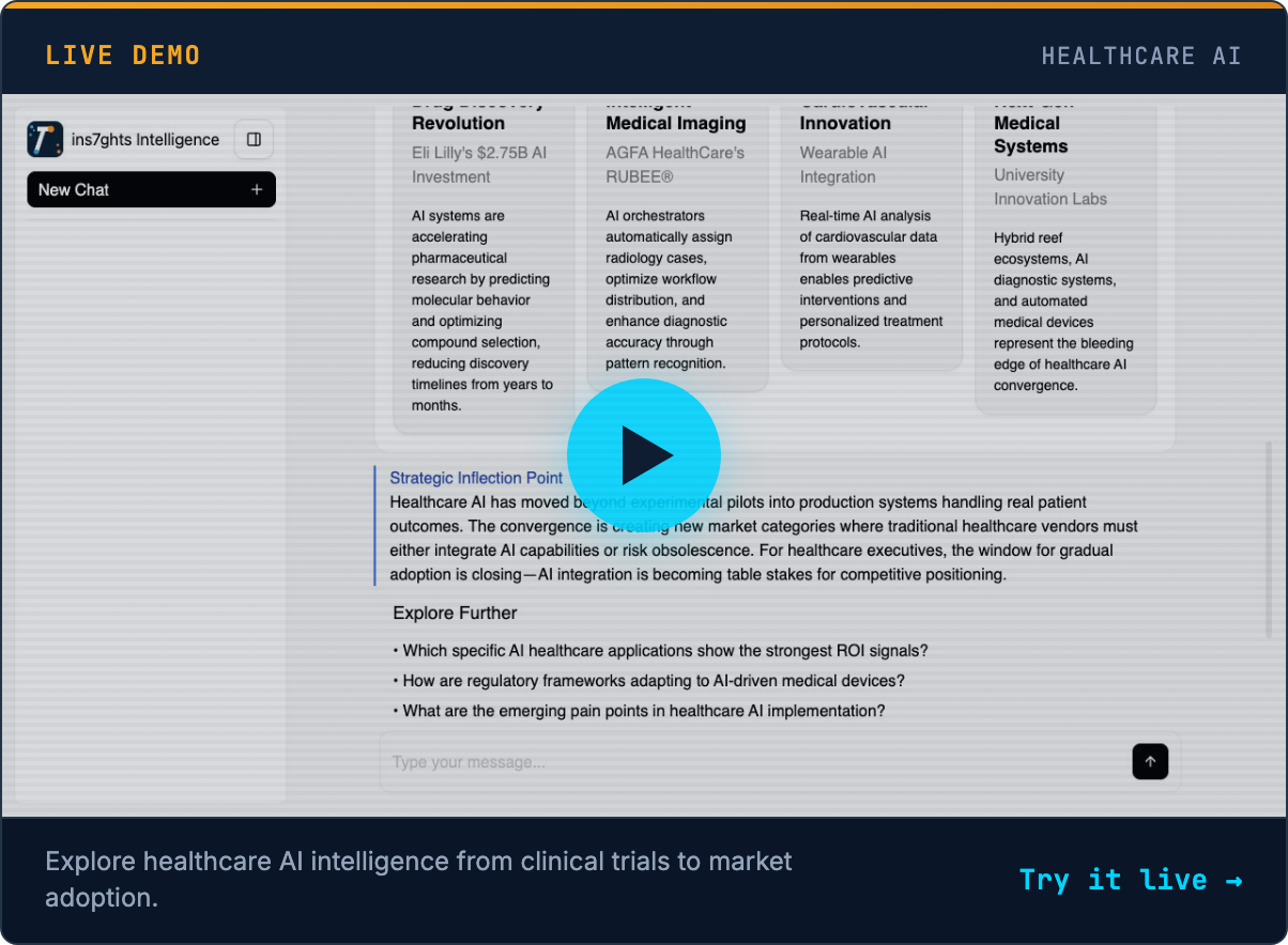 Live demo: Healthcare AI