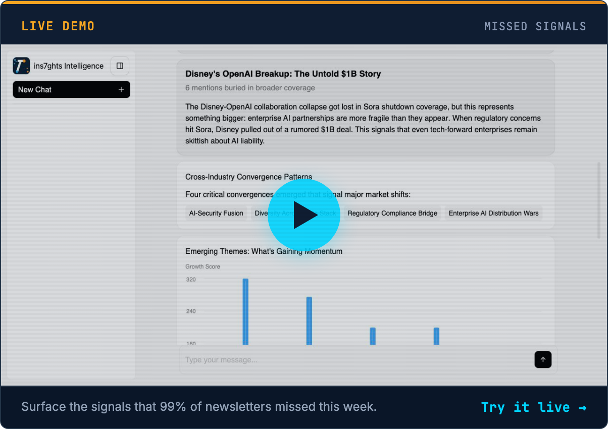 Live demo: Missed Signals